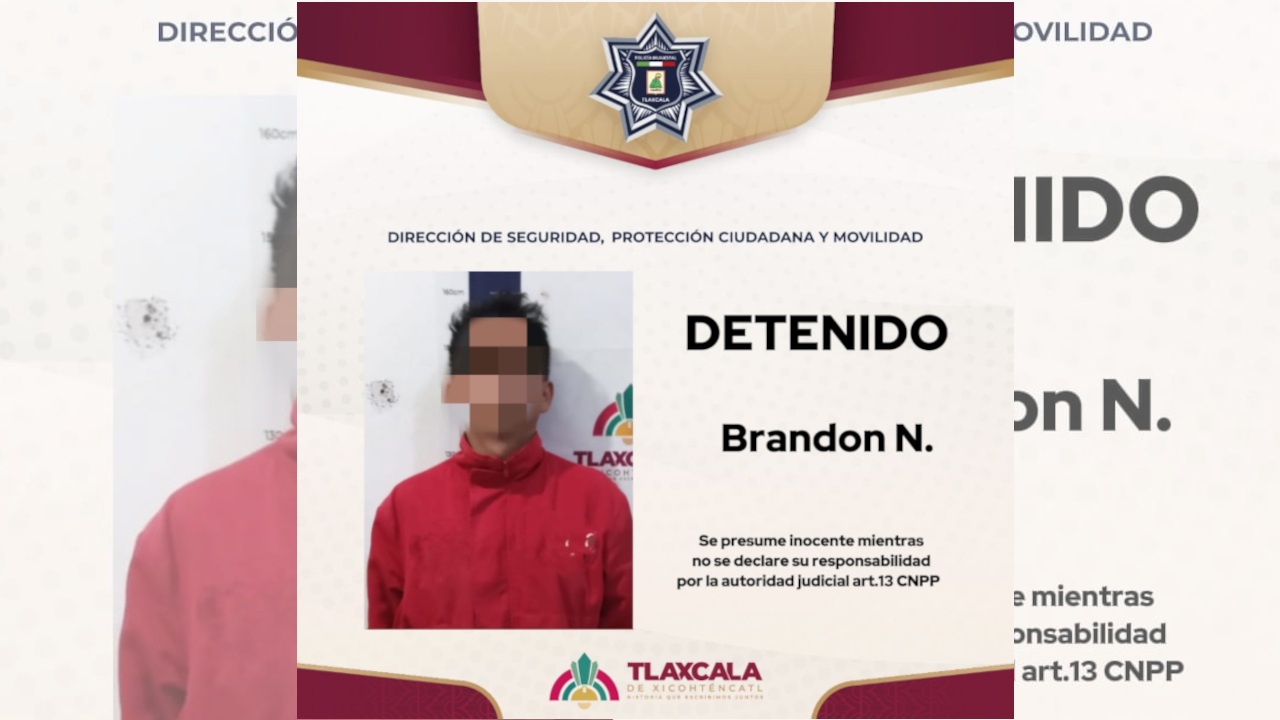 Detiene policía de la capital a un hombre por alterar el orden público