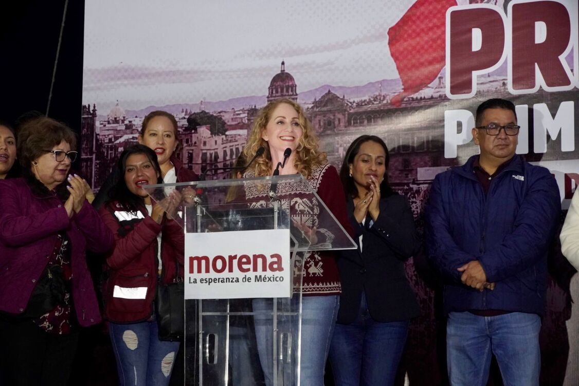 Marcela González encabeza la conmemoración de los 7 años de gobierno del pueblo