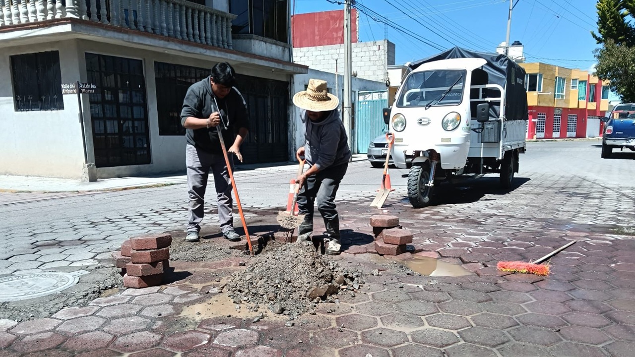 CAPAMH continúa con trabajos de reparación de fugas en Huamantla
