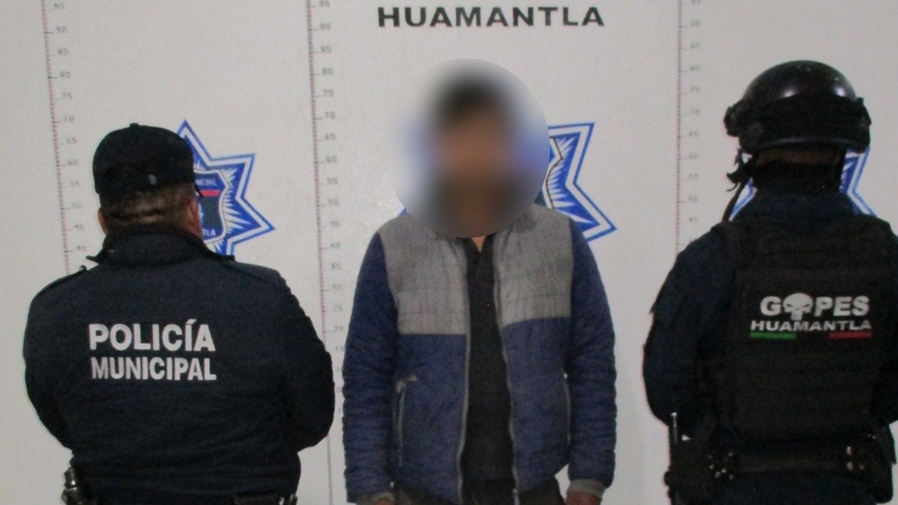 Elementos de Seguridad Pública de Huamantla realizan destacada intervención y aseguran a personas con arma de fuego