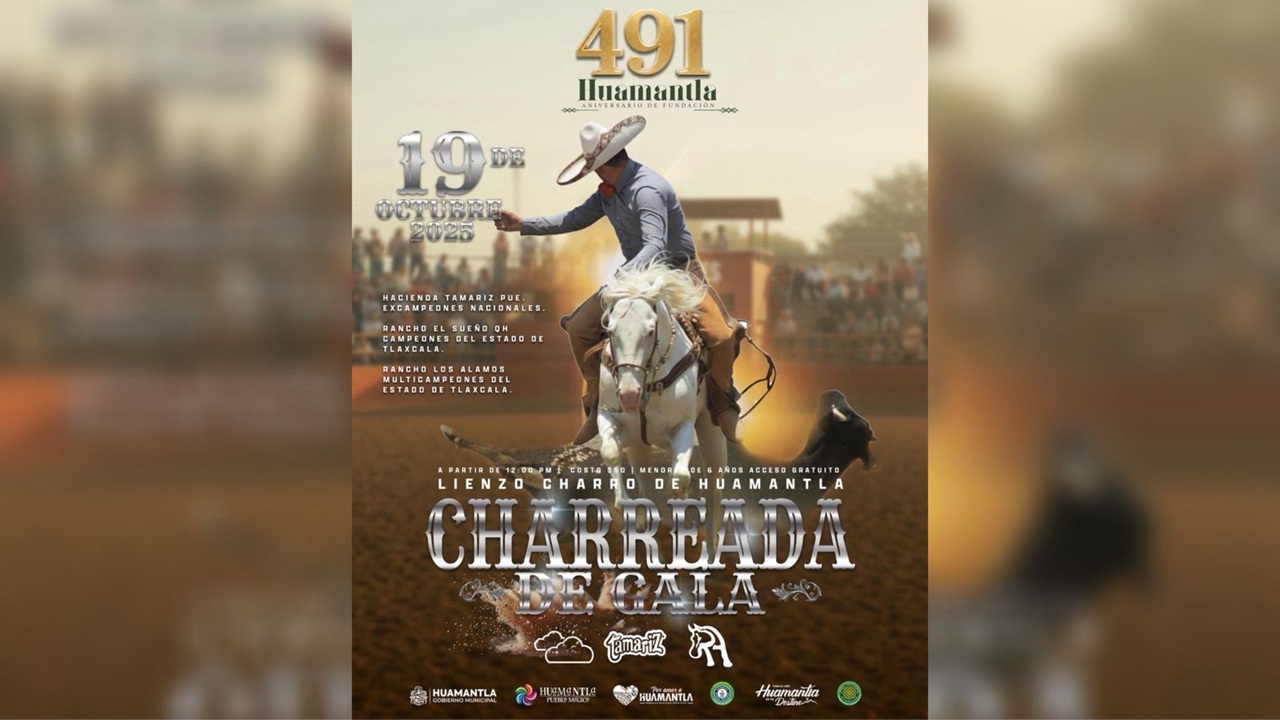 Huamantla vive su tradición charra en grande