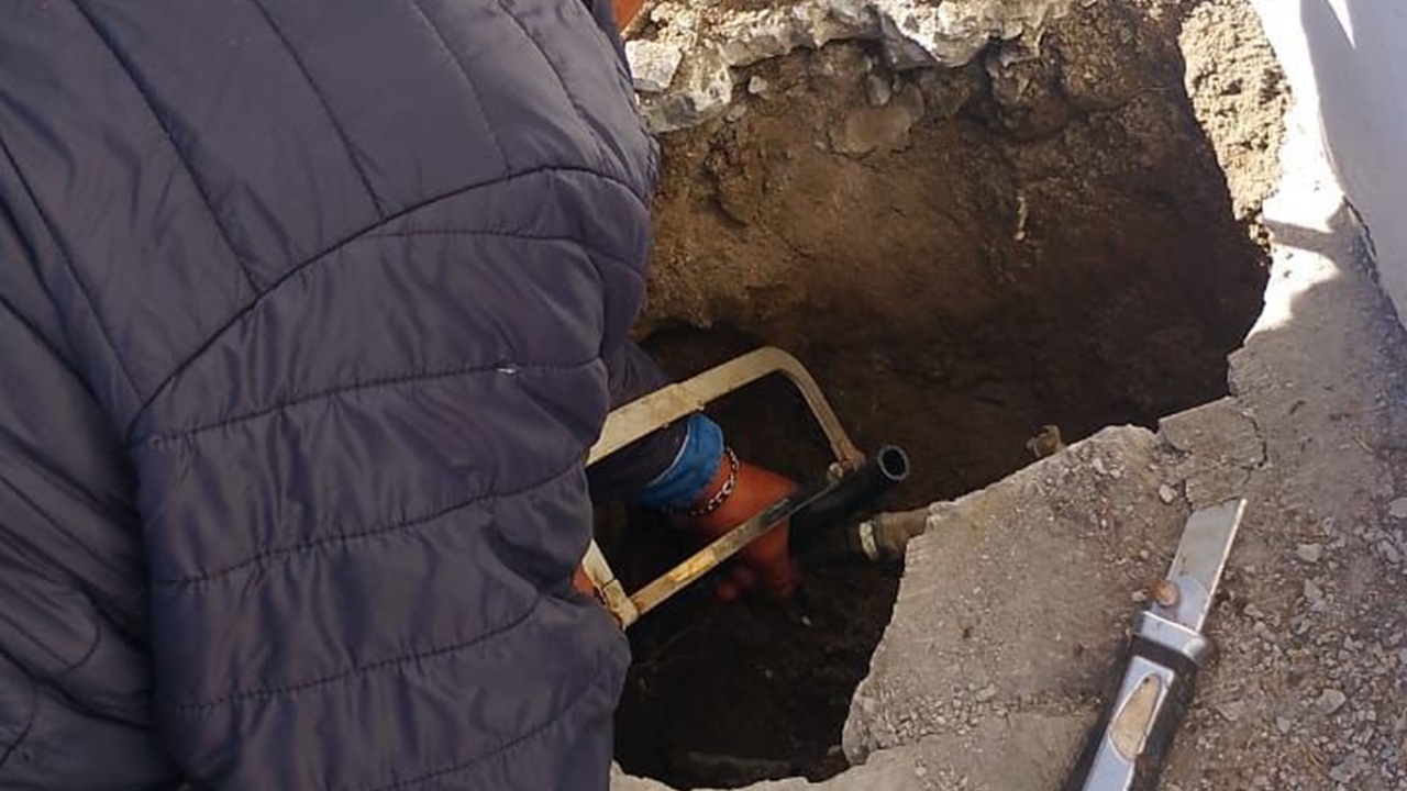 CAPAMH refuerza acciones de mantenimiento y reparación de fugas en Huamantla