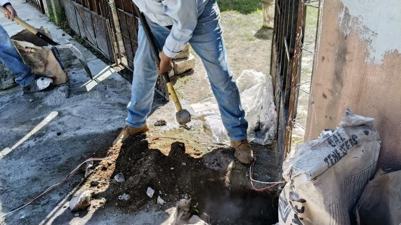 CAPAMH realiza mantenimiento y reparación continua en distintos puntos del municipio