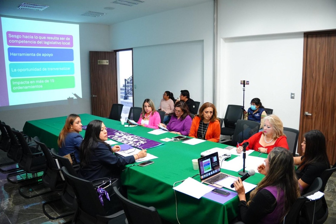 Dialoga Lorena Ruiz con integrantes de la colectiva 50+1 Capítulo Tlaxcala sobre agenda de género