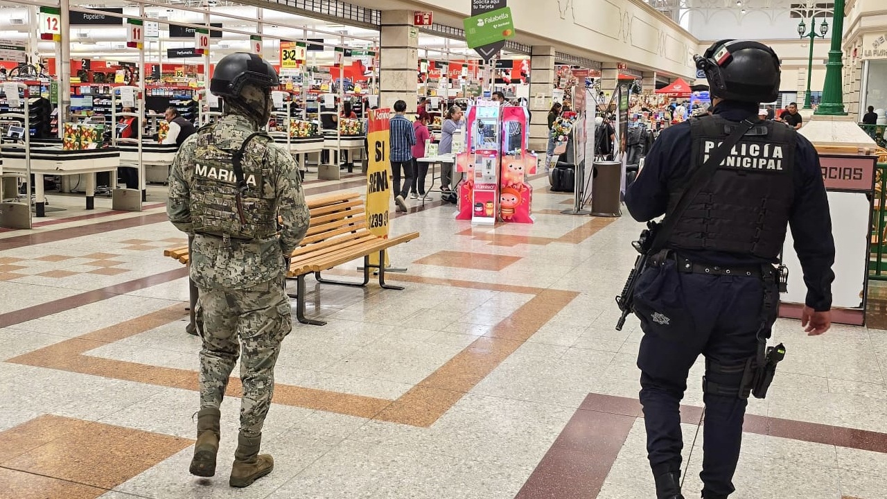 Refuerza Policía Municipal vigilancia en plazas y zonas comerciales durante este sábado de Buen Fin