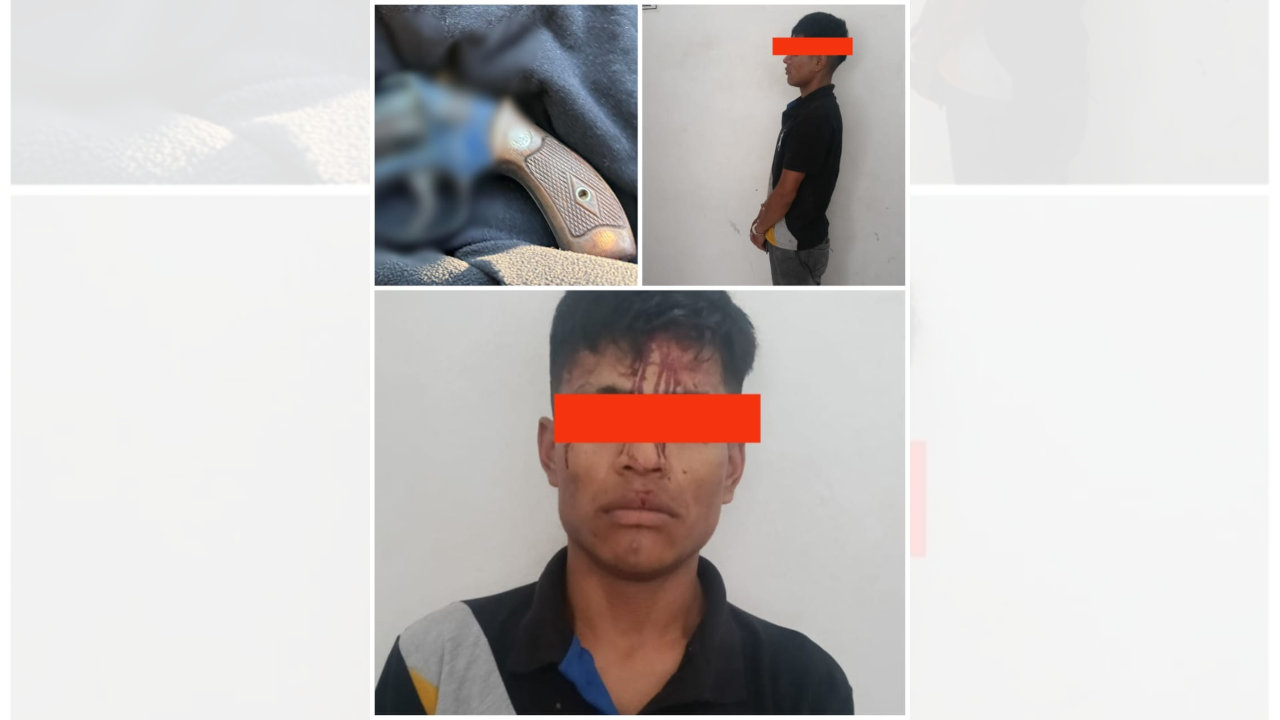 Detienen a “El Pechos” tras herir con arma de fuego a un hombre en Zacatelco