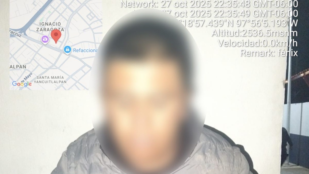 La pronta reacción de la Dirección de Seguridad Pública de Huamantla permite la detención de presunto responsable de intento de asalto y recupera vehículo con reporte de robo