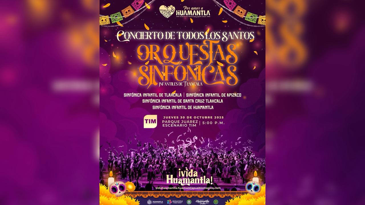 El Talento Musical Infantil se Presenta en Huamantla con el “Concierto de Todos los Santos”
