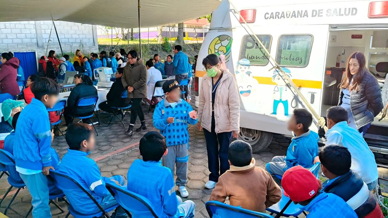 Caravana de Salud del SMDIF Huamantla llega a José María Morelos con actividades integrales para niñas, niños y familias