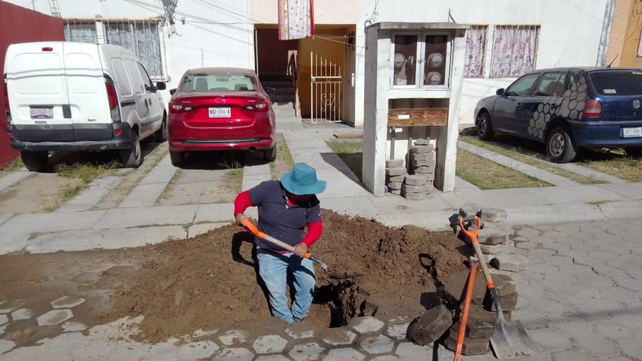 CAPAMH Refuerza Trabajos de MEjora en la Red Hídraulica y Vialidades de Huamantla