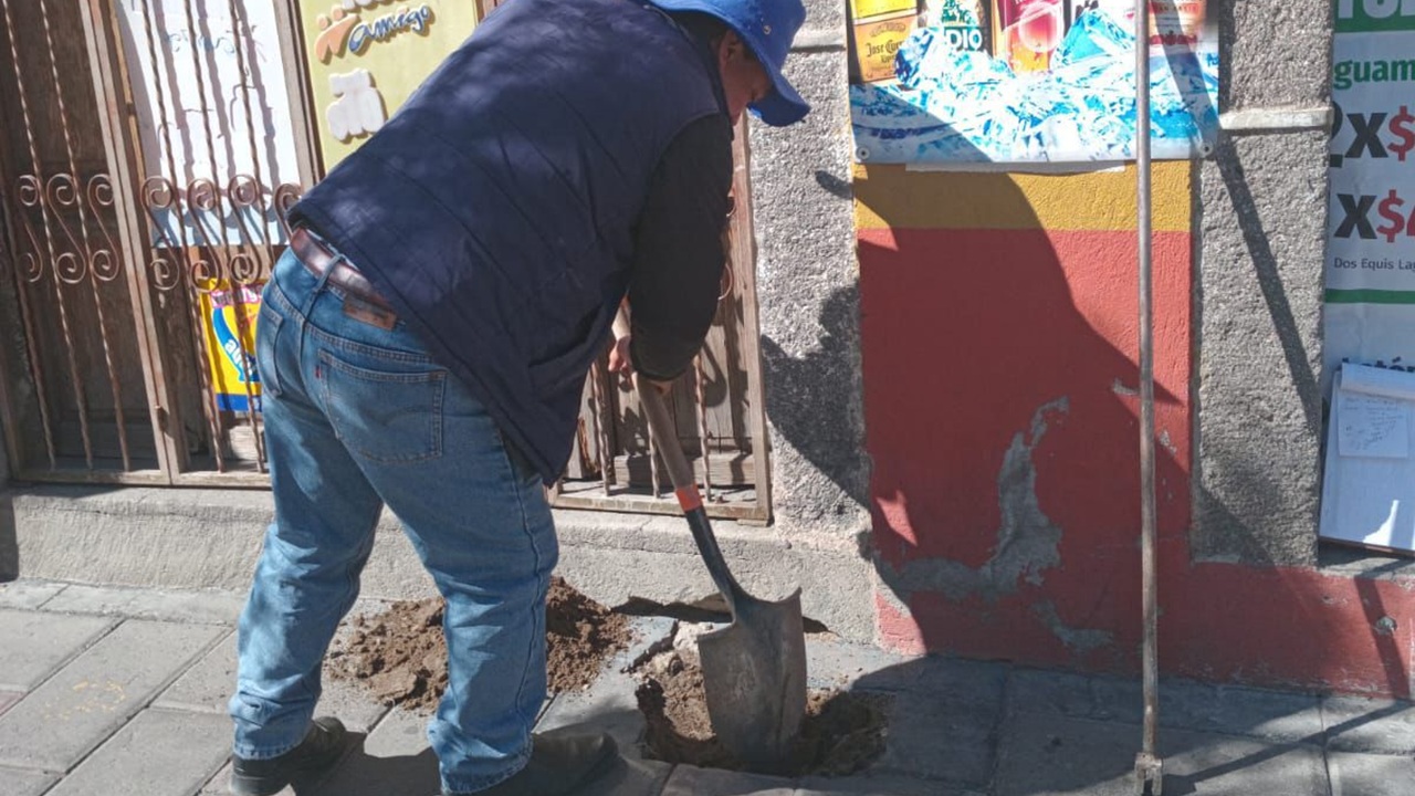 CAPAMH refuerza acciones de mantenimiento en beneficio de las familias huamantlecas