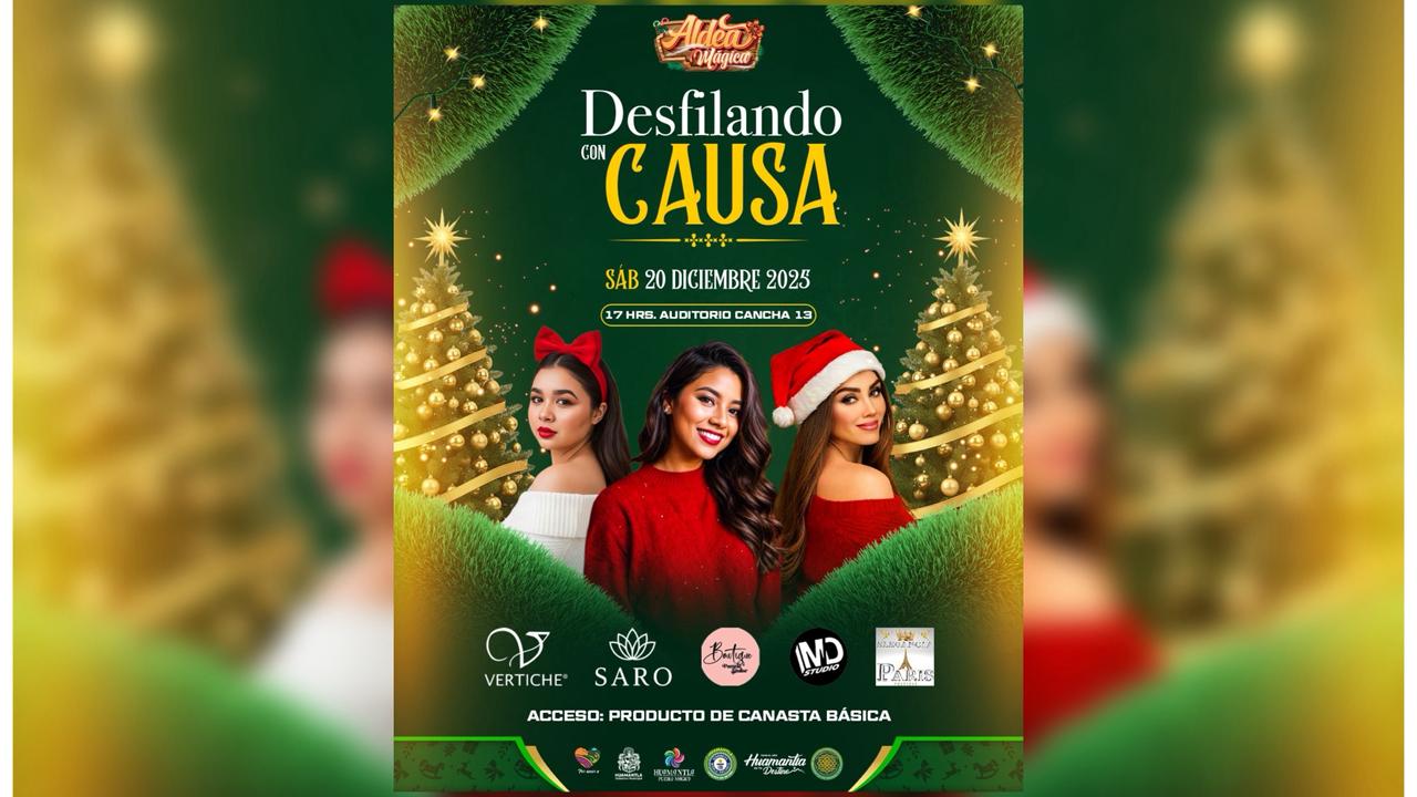 Invita Gabierno Municipal de Huamantla a "Desfilando con Causa", Pasarela Solidaría en Apoyo a Familias Vulnerables