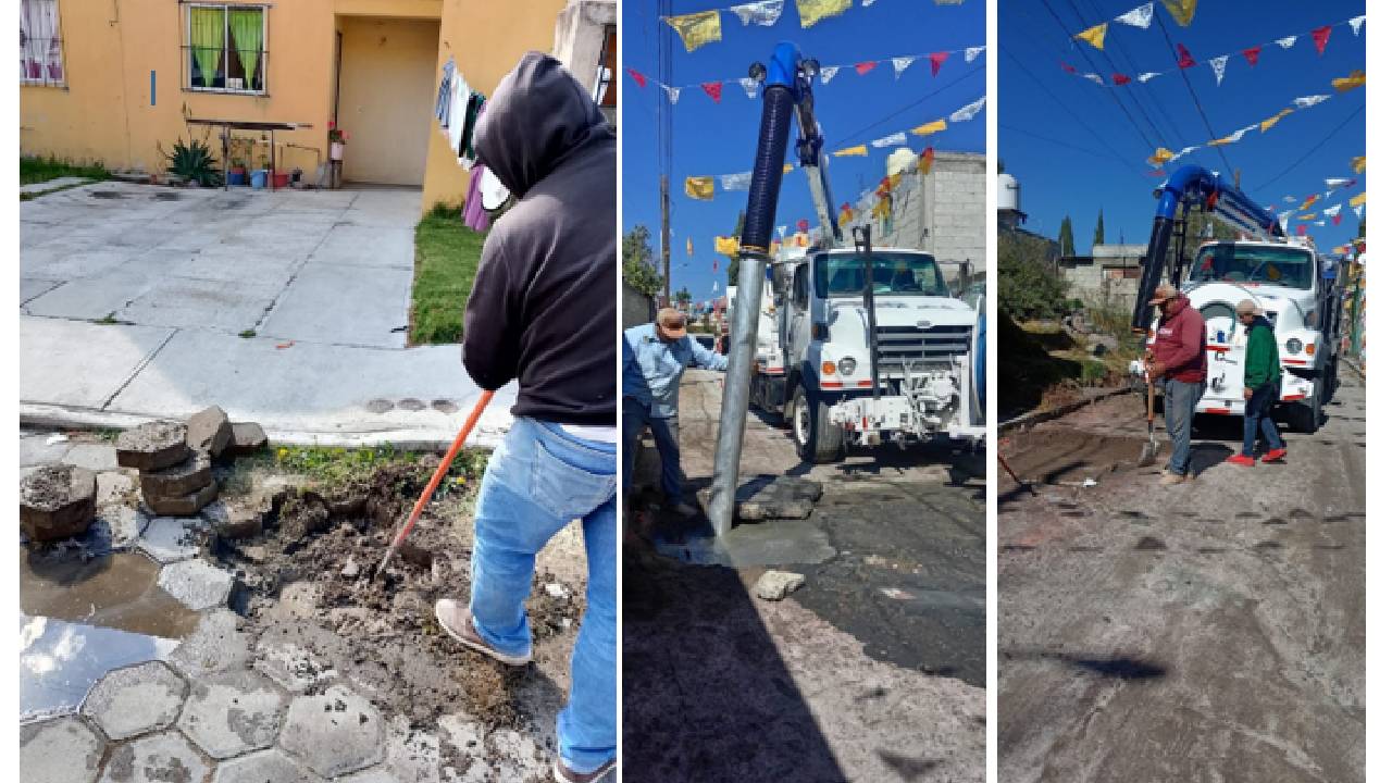 CAPAMH refuerza acciones de desazolve y atiende fugas para prevenir afectaciones en temporada de lluvias