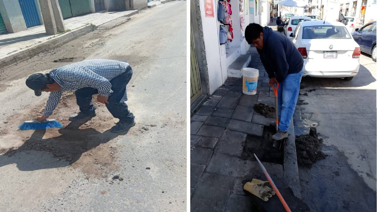 CAPAMH atiende reportes ciudadanos en distintos puntos del municipio