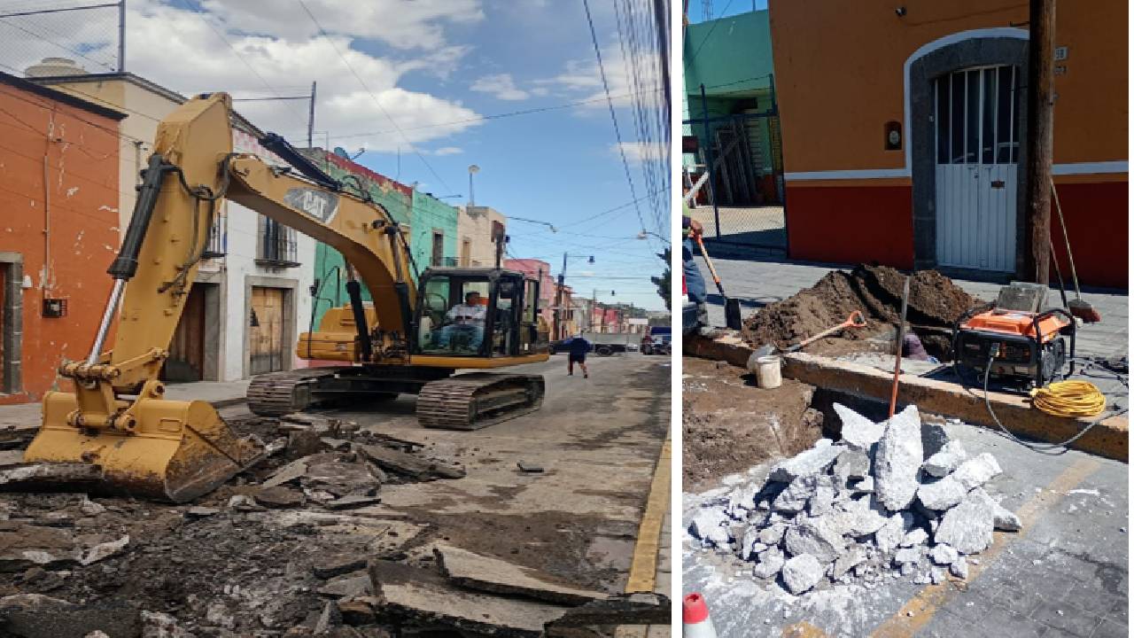 Capamh Atiende Fugas y Realiza Trabajos de Mantenimiento en Distintos Puntos de Huamantla