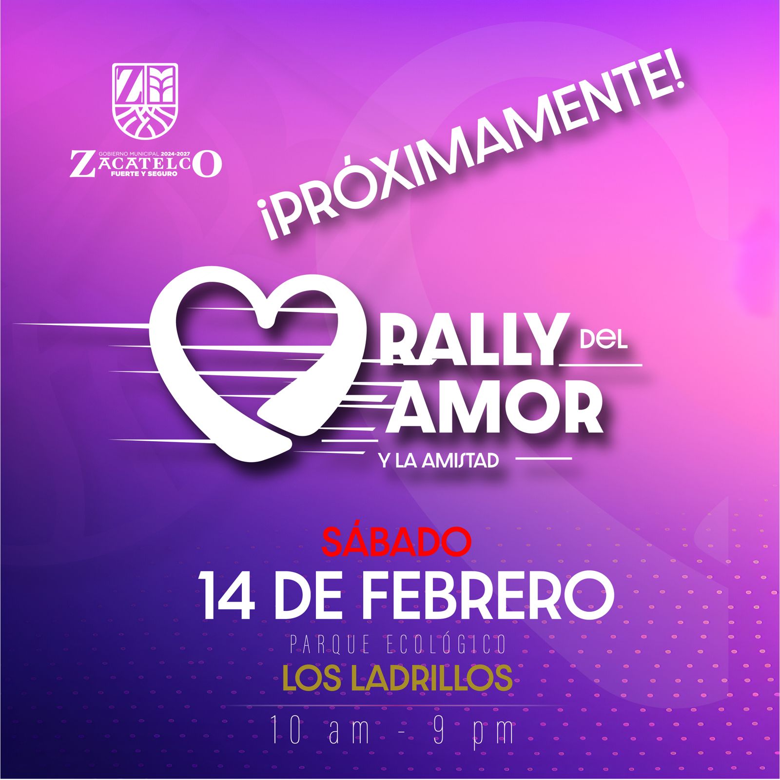 Zacatelco prepara el “Rally del Amor y la Amistad” en el Parque Ecológico “Los Ladrillos”