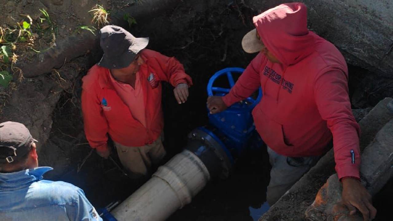 CAPAMH restablece operación en tanque del pozo Santa Ana Ríos tras atender falla mecánica