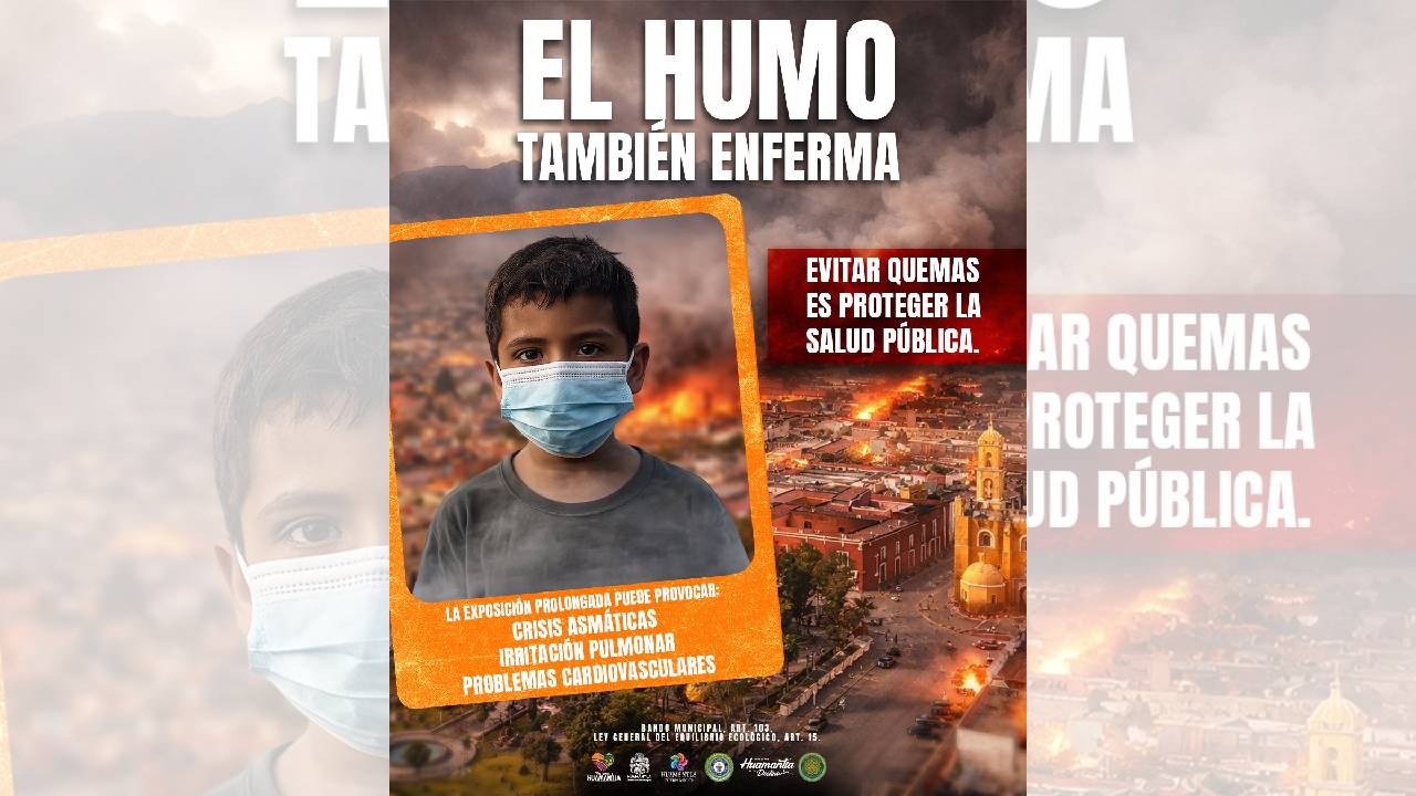 Huamantla refuerza llamado a prevenir incendios durante la temporada seca