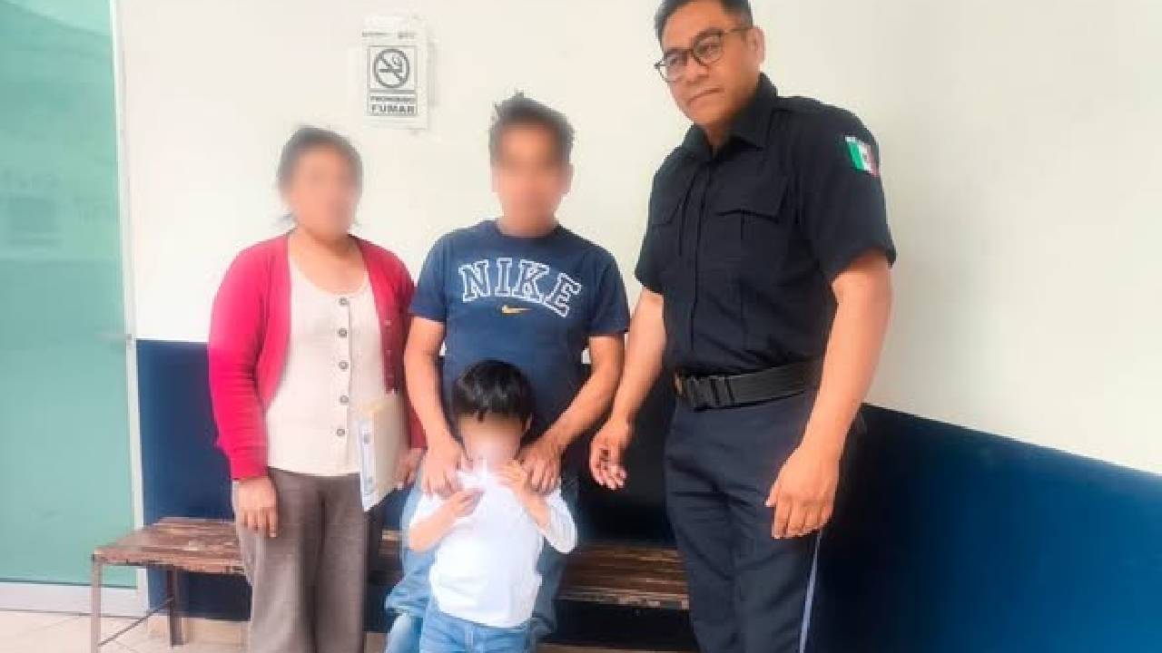 Destacada actuación de la Policía Municipal de Zacatelco: localizan a menor extraviado sano y salvo