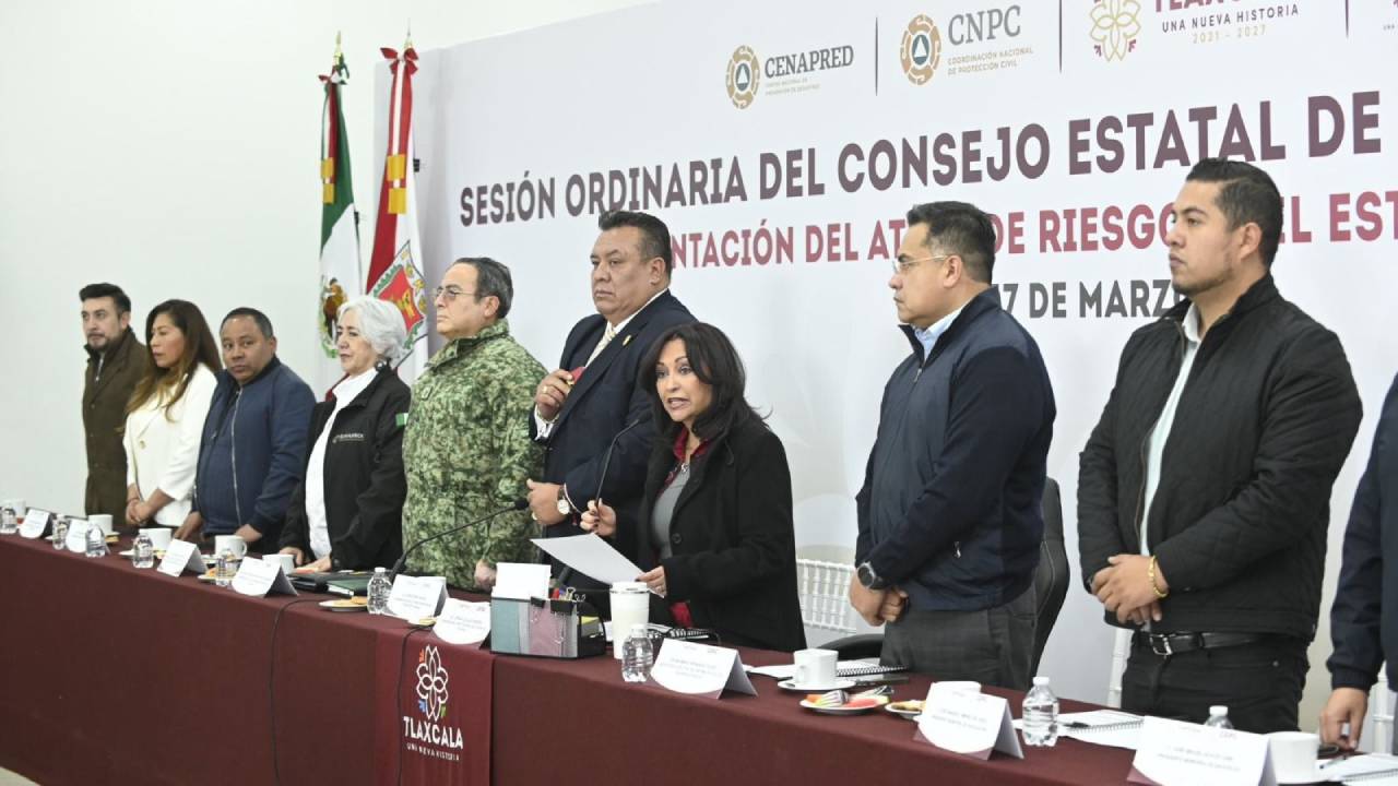 Salvador Santos Cedillo Participa en Sesión Ordinaria del Consejo Estatal de Protección Civil 2026