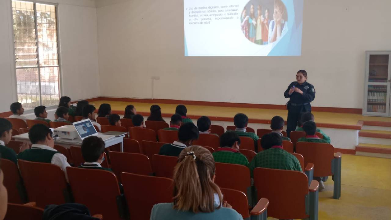 Refuerza Huamantla la prevención del delito con acciones en escuelas del municipio