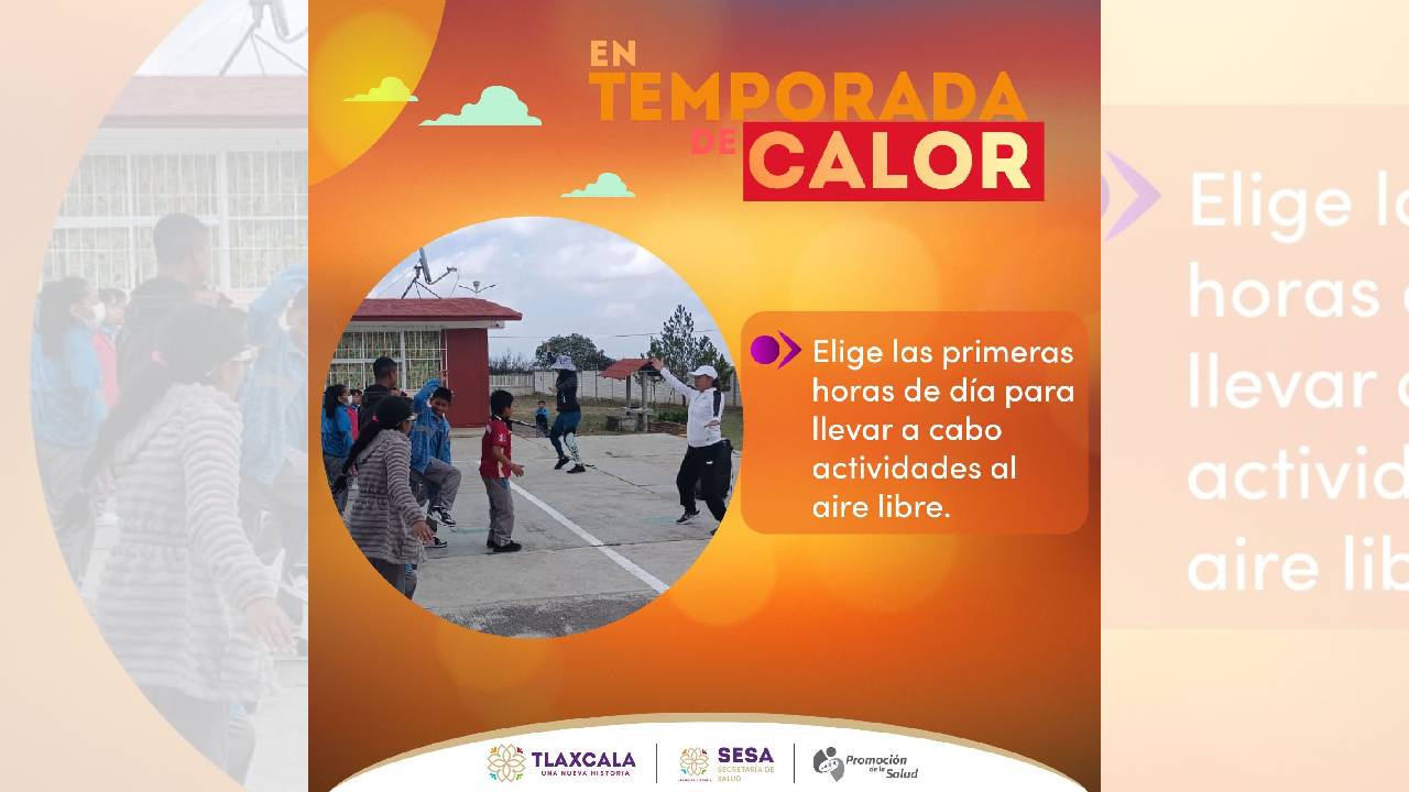 En Huamantla, durante la #TemporadaDeCalor es importante tomar precauciones ante la exposición a la radiación UV.