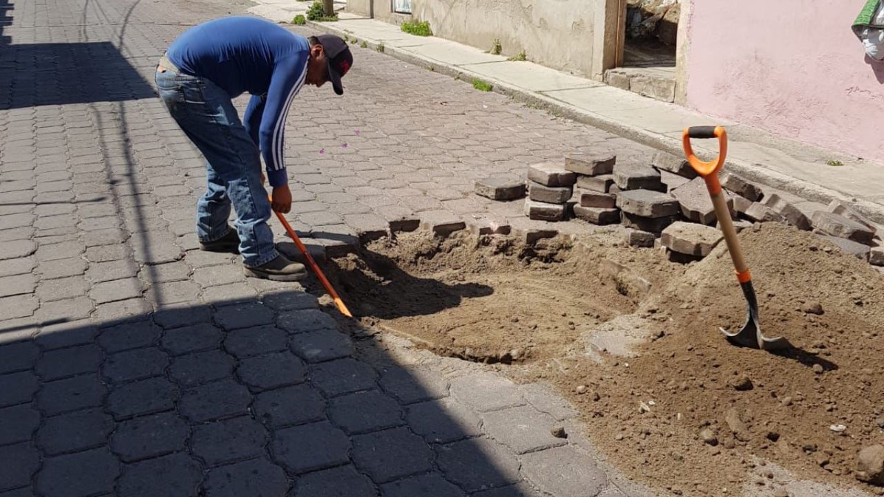 Capamh atiende incidencias en drenaje y red de agua en distintos puntos de Huamantla