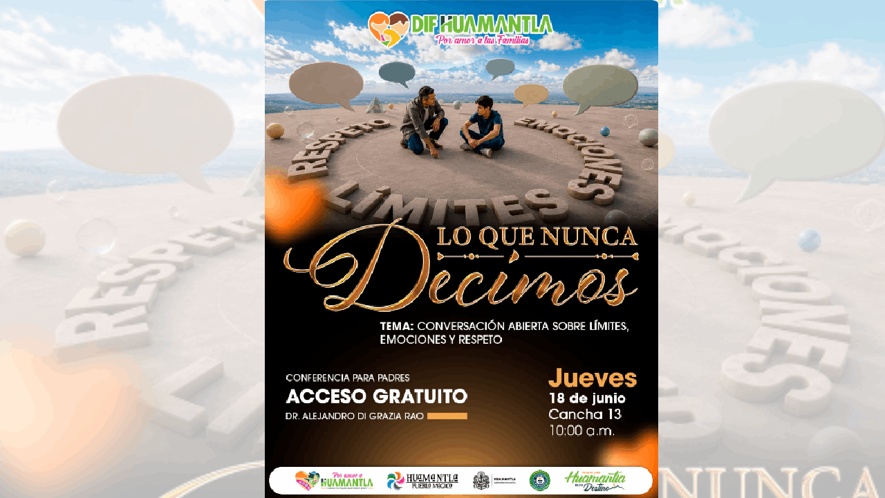 DIF Huamantla fortalece la convivencia familiar con conferencia para madres y padres de familia