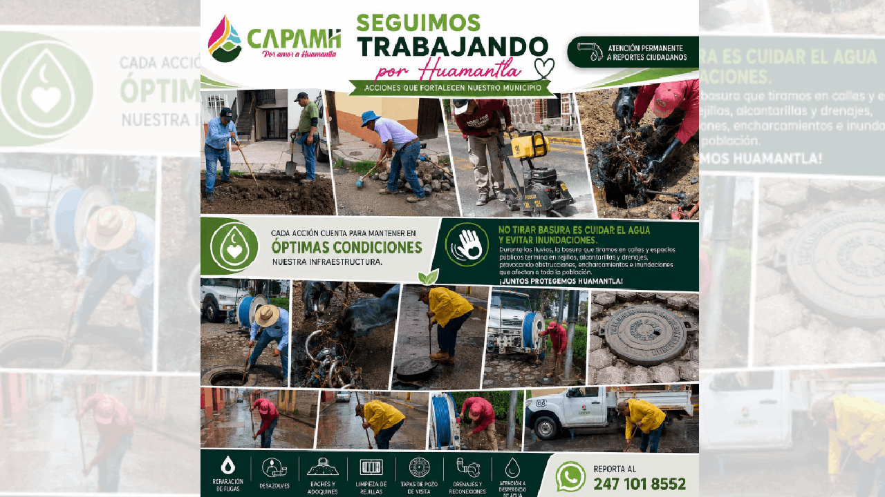 En CAPAMH seguimos comprometidos con Huamantla
