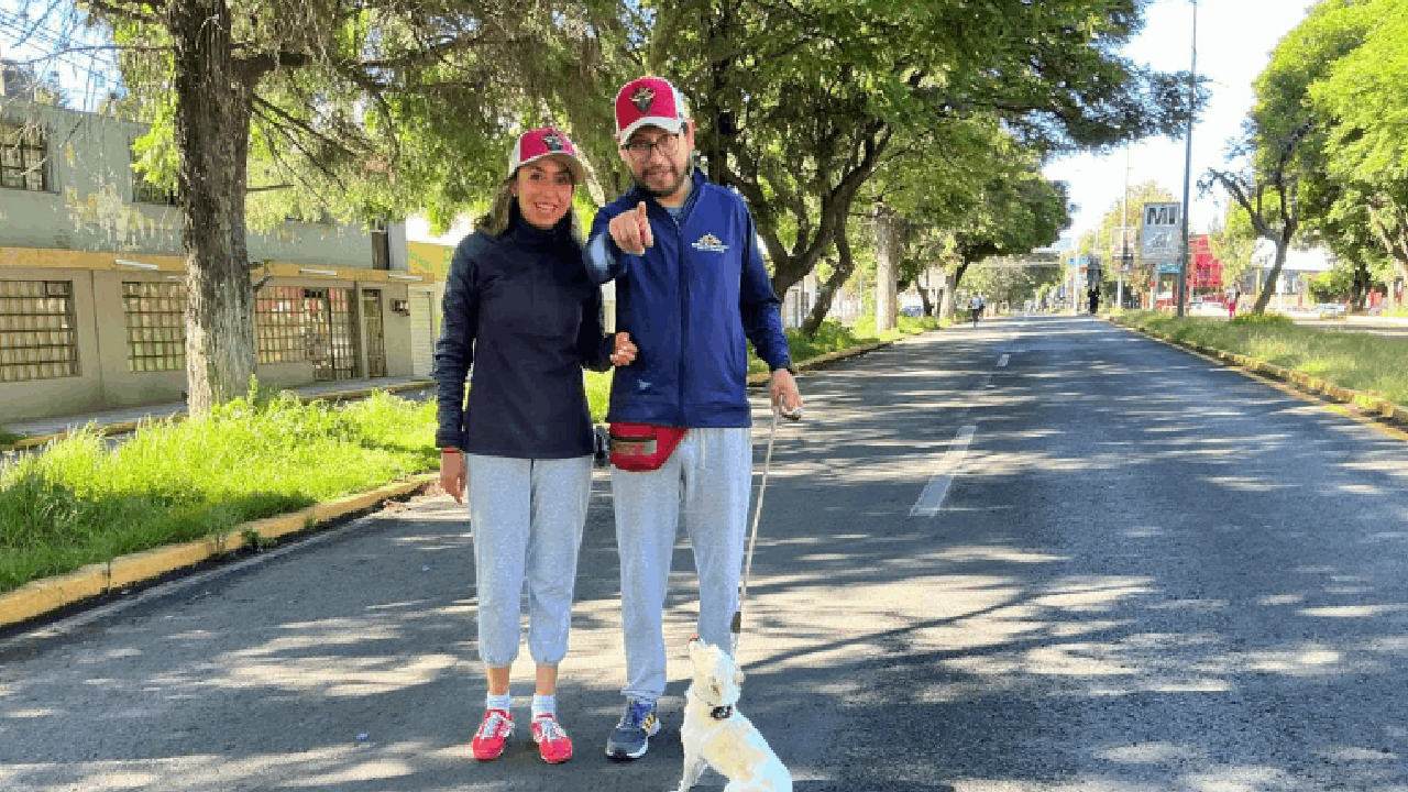 "Muévete Tlaxcala" Ha unido a las familias de la capital con paseo de mascotas o andando en bicicleta
