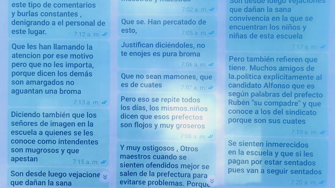 Denuncian presuntas conductas indebidas en la Secundaria de Quilehtla