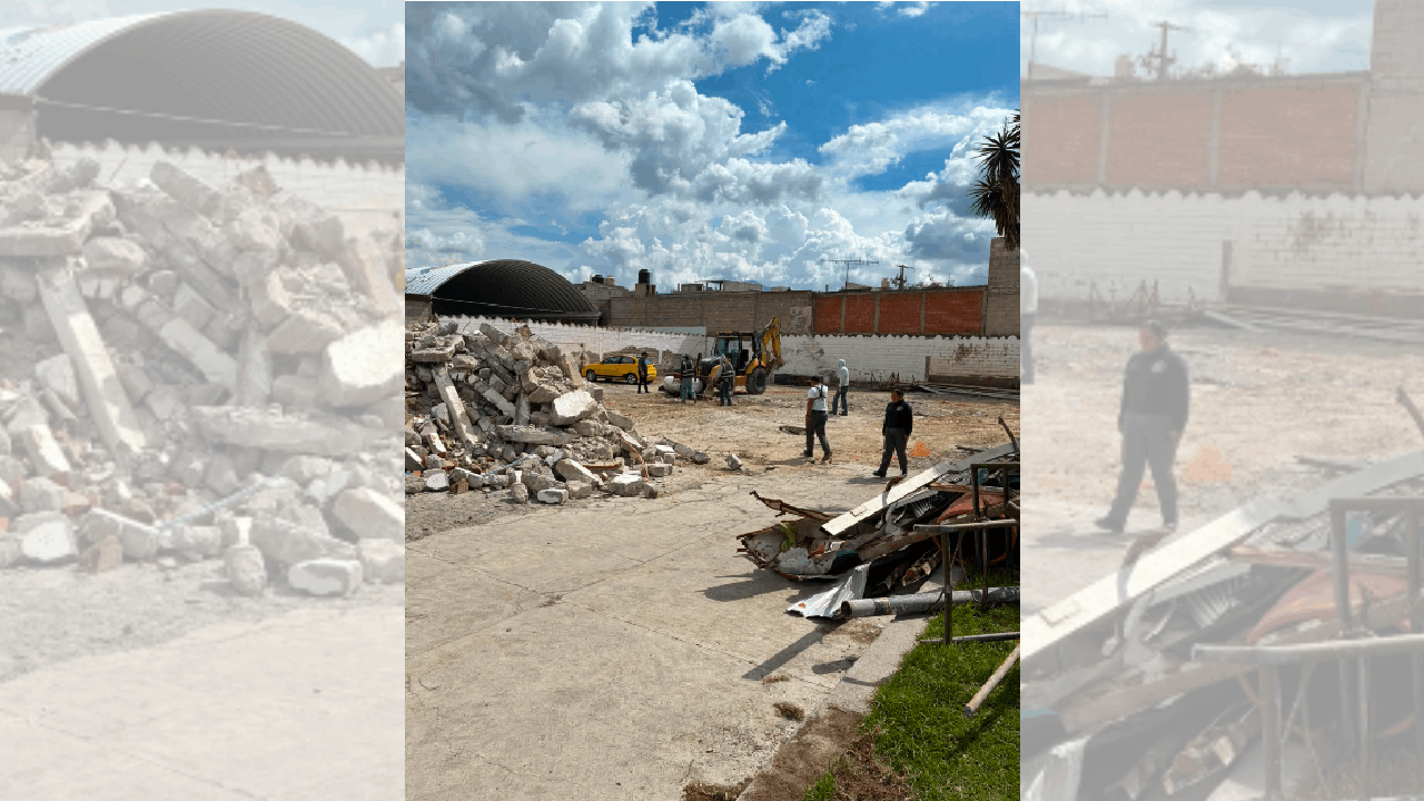 Protección Civil atiende fuga de gas en el Rastro Municipal de Huamantla; situación bajo control