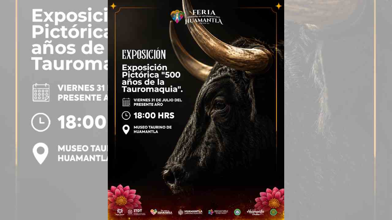 Chava Santos invita a la inauguración de la exposición pictórica "500 años de tauromaquia"