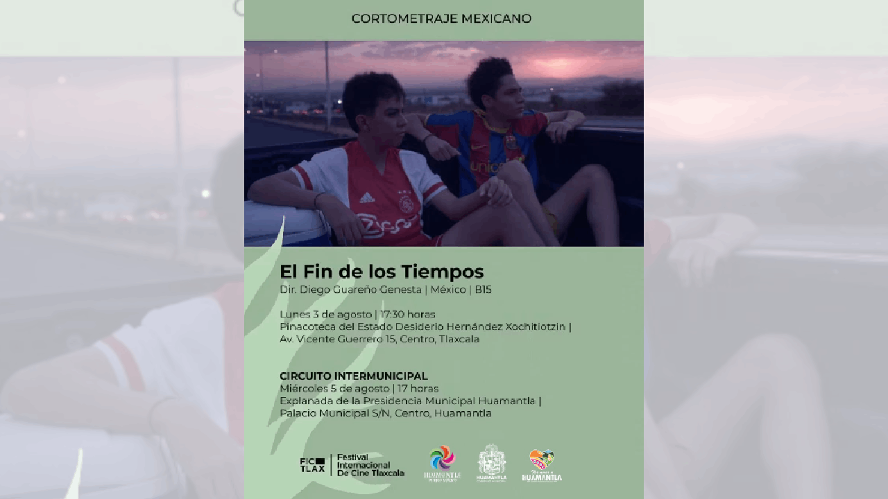 Huamantla invita a disfrutar del tercer día del festival internacional de cine Tlaxcala