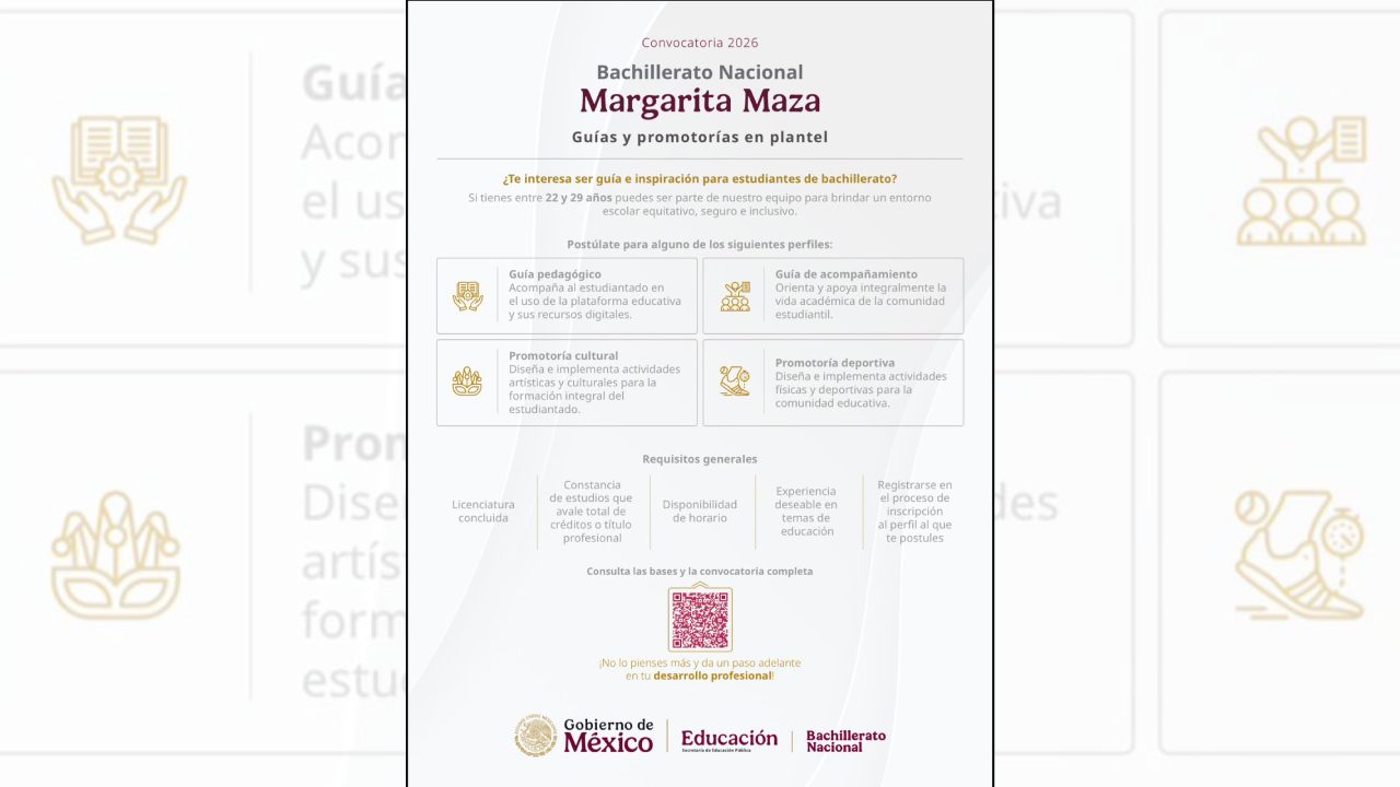 Difunde ayuntamiento de Huamantla convocatorias para los nuevos bachilleratos “Margarita Maza”