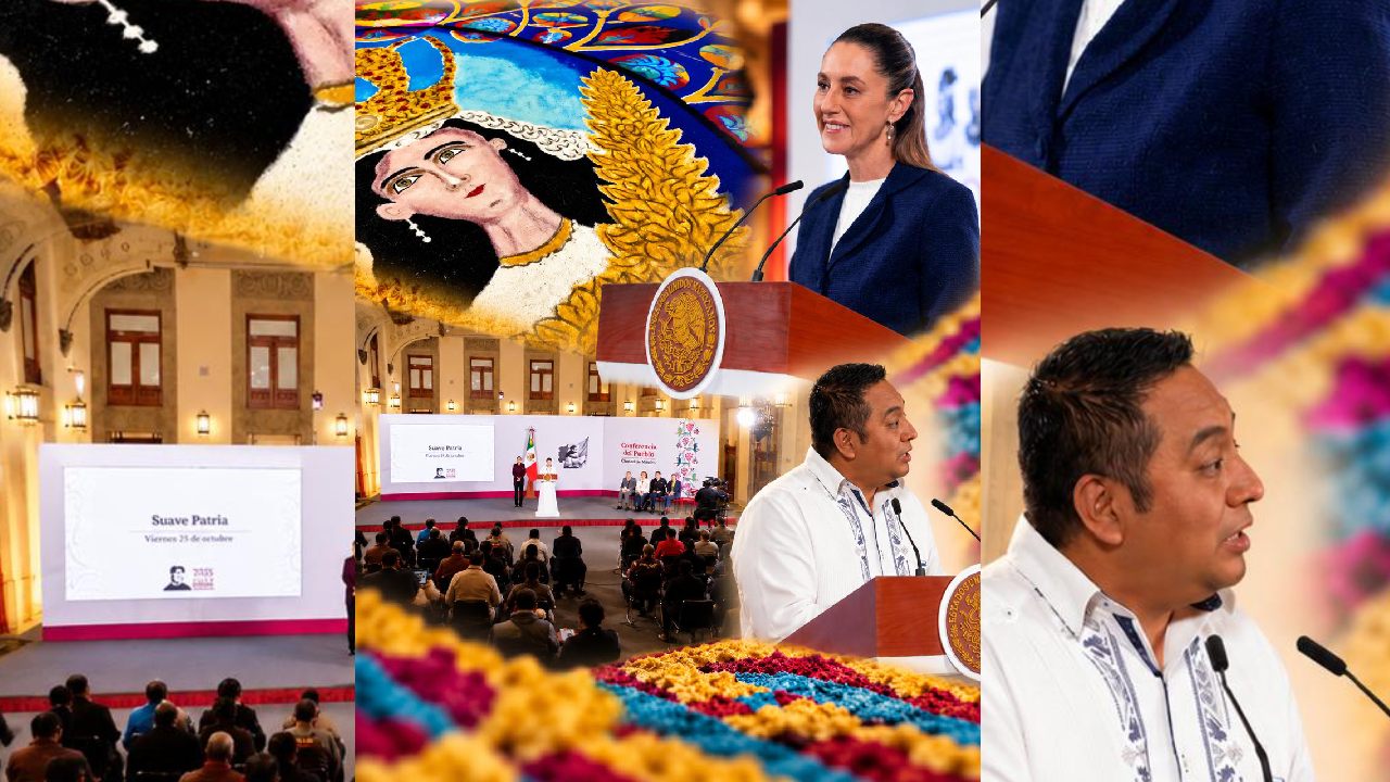¡Esto es  Huamantla ! Nuestra Tradición  Alfombrista Llega a  la Mañanera