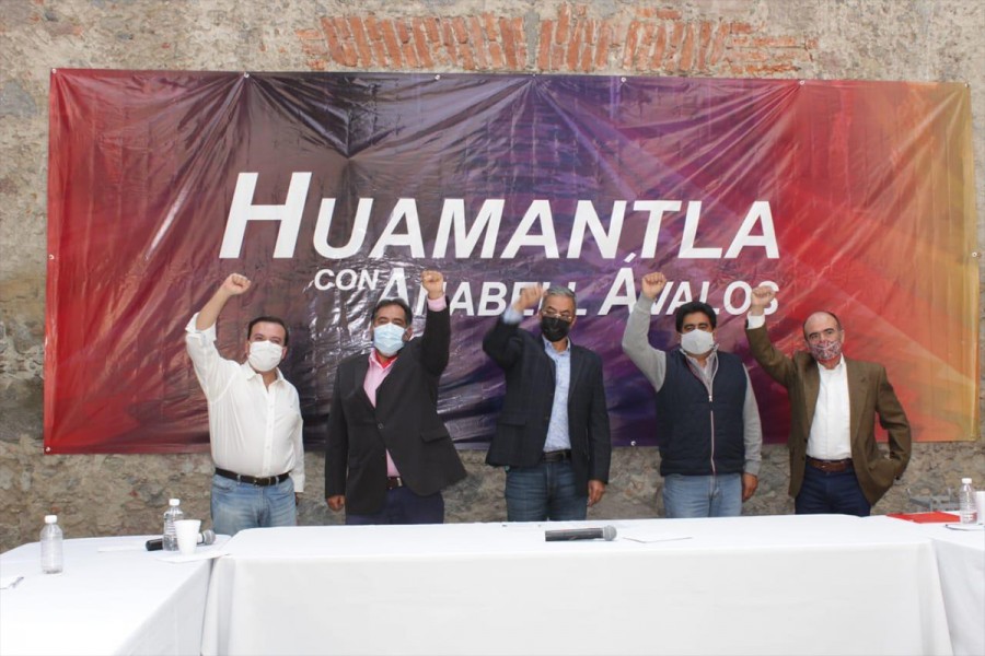 Apoyo total a Anabell Ávalos: aspirantes a candidatura de la Coalición en Huamantla