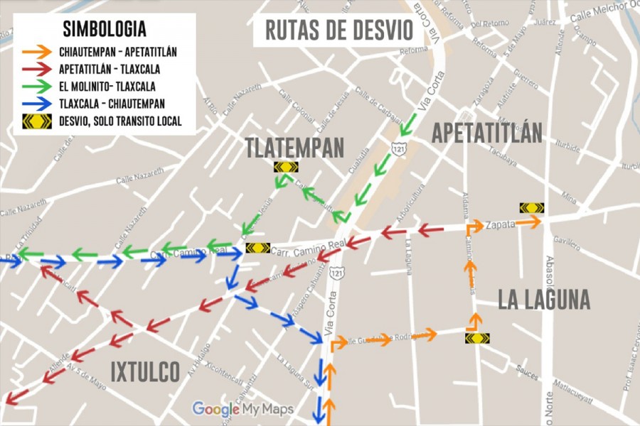 SSC, CEPC y SECODUVI recomiendan tomar precauciones en viaducto San Pablo-Apetatitlán del 19 al 22 de abril