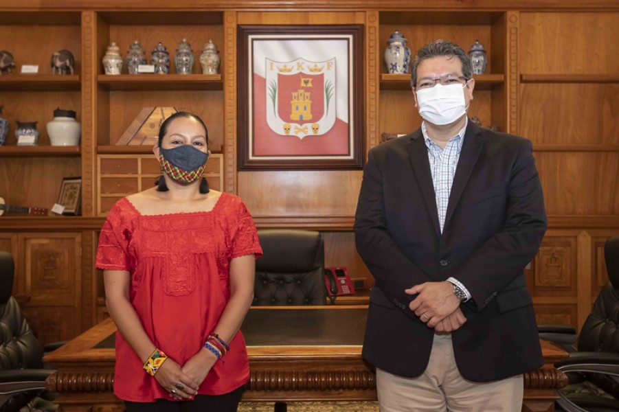 Marco Mena y Luisa Albores dan seguimiento a trabajo de protección al ambiente @GobTlaxcala