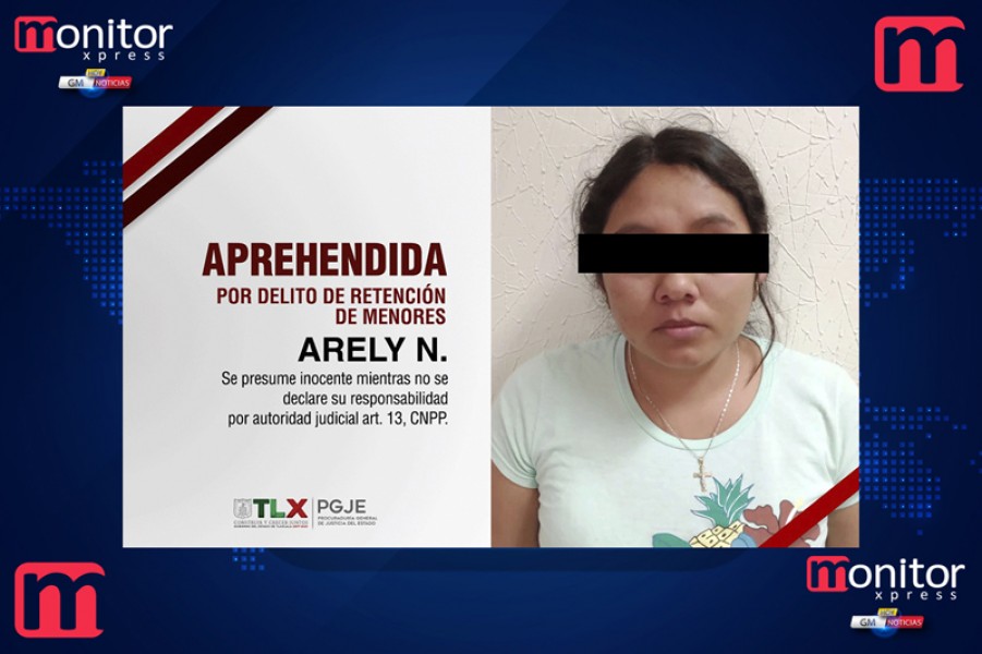 Aprehende PGJE a mujer por el delito de retención de menores