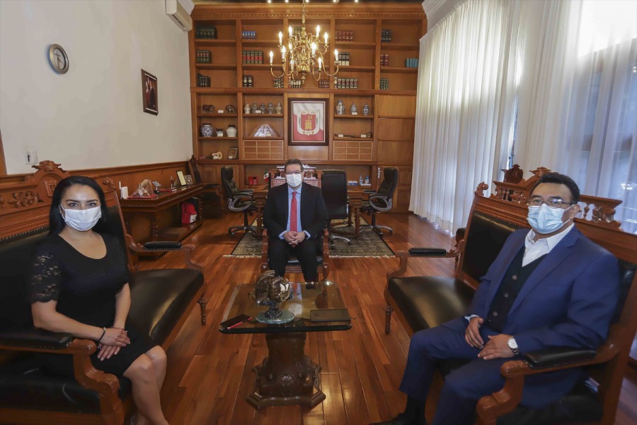 Marco Mena y Mayra Vázquez ratifican trabajo conjunto de poderes
