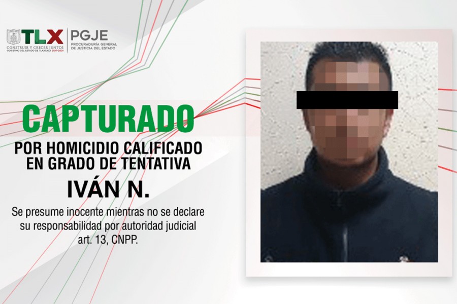 Captura PGJE a imputado por homicidio en grado de tentativa ocurrido en 2020