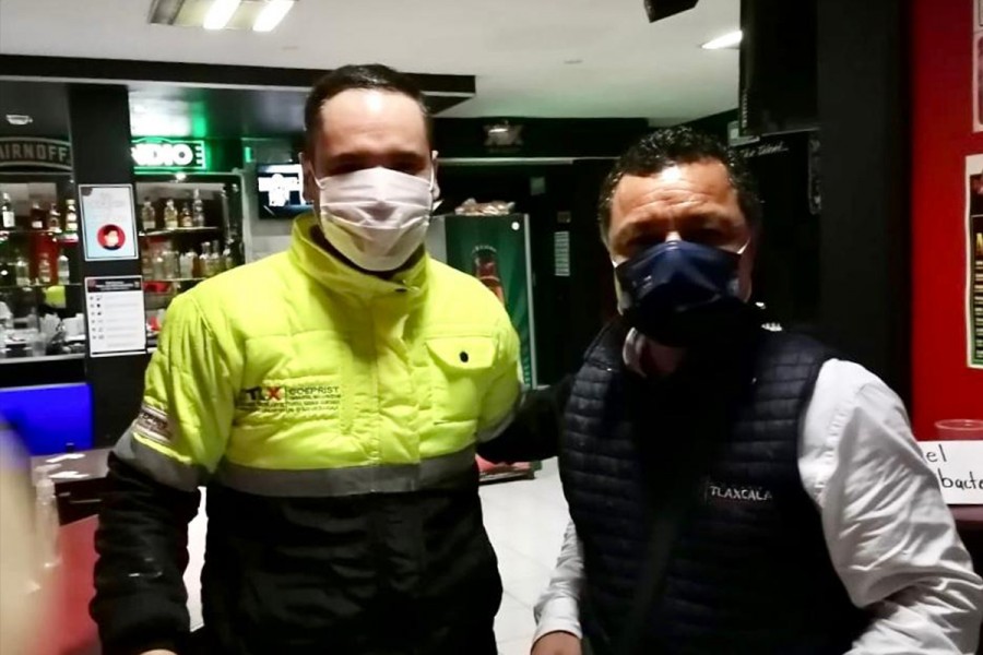 Verificó Ayuntamiento de Tlaxcala funcionamiento de restaurantes durante noche mexicana