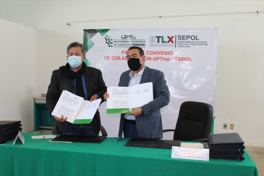 Firman SEPOL y UPTREP convenio de colaboración