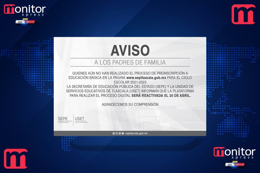 Padres de familia podrán realizar proceso de inscripción a educación básica este 20 de abril: SEPE