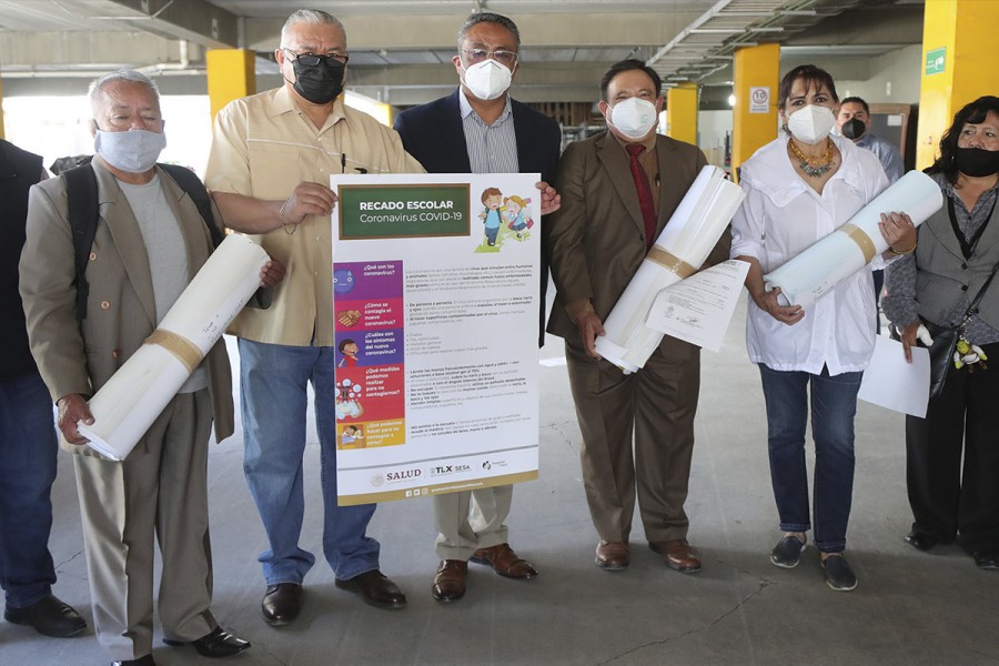 SEPE entrega insumos para desinfección de escuelas públicas de educación básica