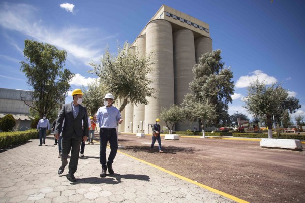 Inaugura SEDECO ampliación de planta secadora de cebada de Grupo Modelo en Calpulalpan