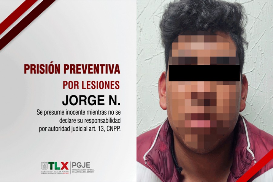 A prisión preventiva imputado que golpeó a una mujer en Xalostoc: PGJE