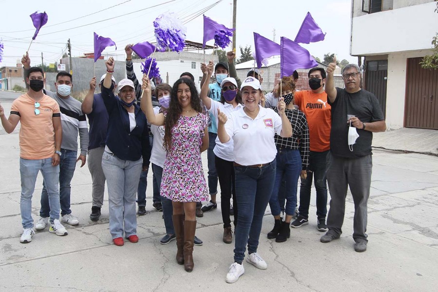 Propone Verónica Zamora programa de Gobierno Cercano en Apizaco