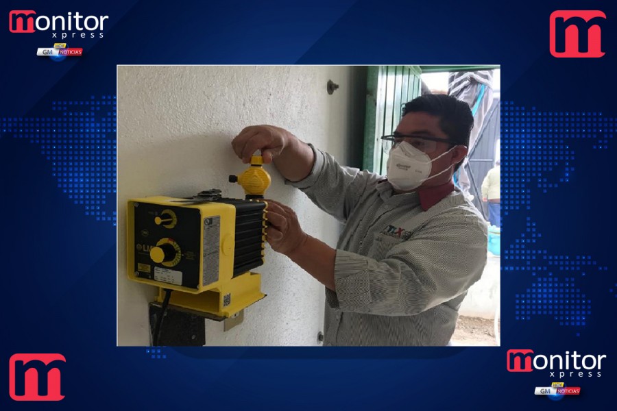 Instalan COEPRIST Y CONAGUA 112 dosificadores de cloro en 45 municipios